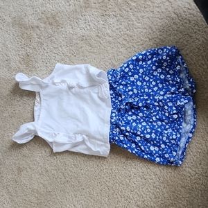 Jessica Simpson 2T tank and short outfit. EUC, worn once.